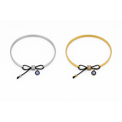 Βραχιόλι Ρυθμιζόμενο Τύχης Με Μάτι